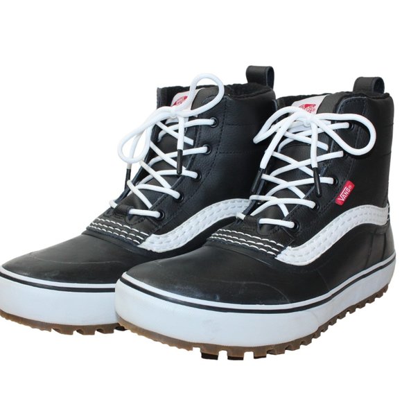 Vans ALL Weather MTB Sneaker Boot Black / White Waffle Sole Men's 12 NEW! - Picture 2 of 13